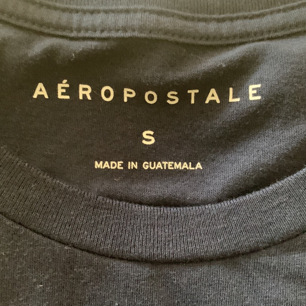 Mens Blue Aeropostale Graphic Tee Shirt - Picture 3 of 5
